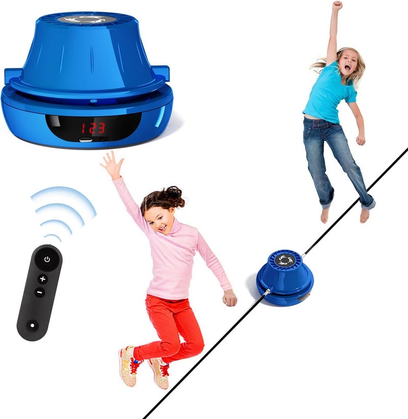Togieeii MOSHAINE Smart Jump Rope Machine Electronic Skipping Ropes 1-10 Speed Level Adjustment Multiplayer Jumping Rope Groups Rope Skipping LED Display Counter Workout for Women/Men/Kids - Image 1